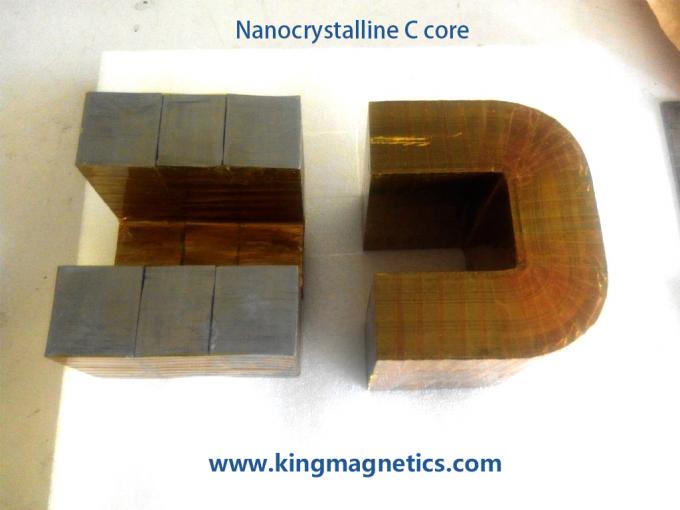 Nanocrystalline cortou o núcleo, núcleo de C, para o indutor de PFC, indutor do impulso, indutor do fanfarrão, transformador, carregador elétrico do vihicle, fonte de alimentação do laser