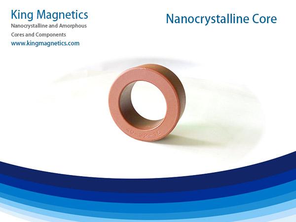 Núcleo de ferrite Toroidal amorfo de Nanocrystalline da indutância alta