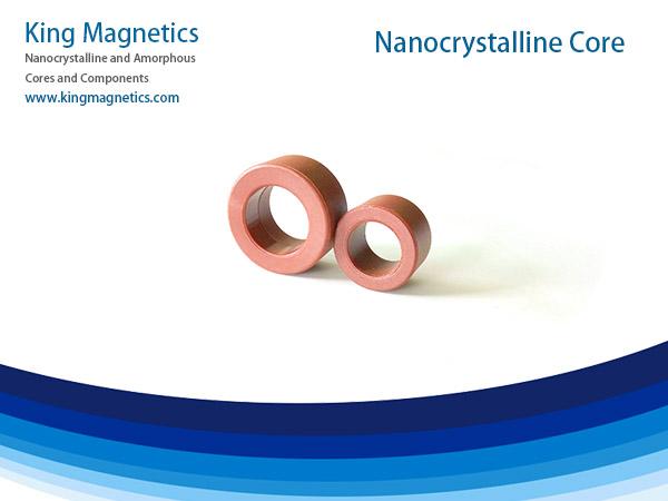 Núcleo encaixotado vermelho W523 de 25x20x10 Nanocrystalline