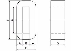 Metglas AMCC C CORTOU o núcleo amorfo para o transformador de alta frequência e audio